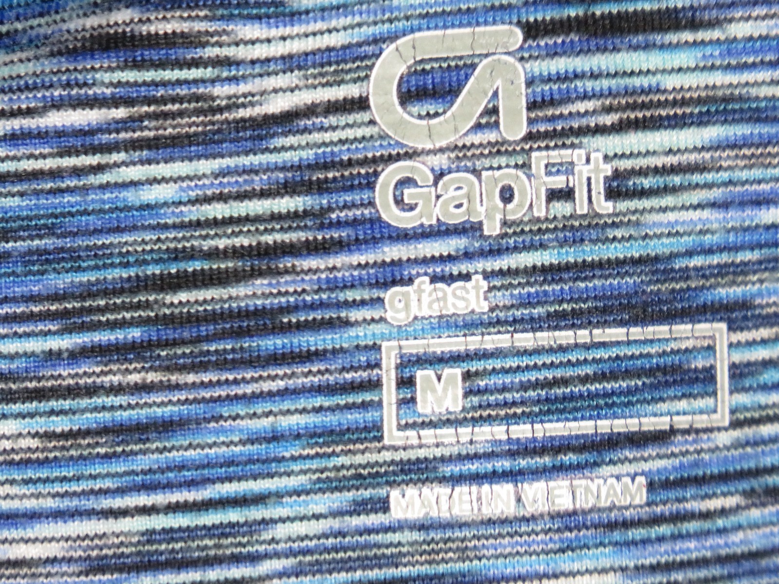 GAP GAPFIT WOMENS M YOGA PANT LEGGING BLUE HEATHER STRETCH PANTS GFAST 2016