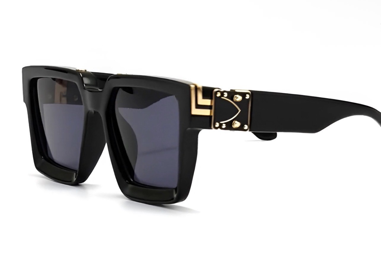 MEN OVERSIZED THICK SHADES SQUARE SUNGLASSES RETRO DESIGNER FASHION CLASSY 2023