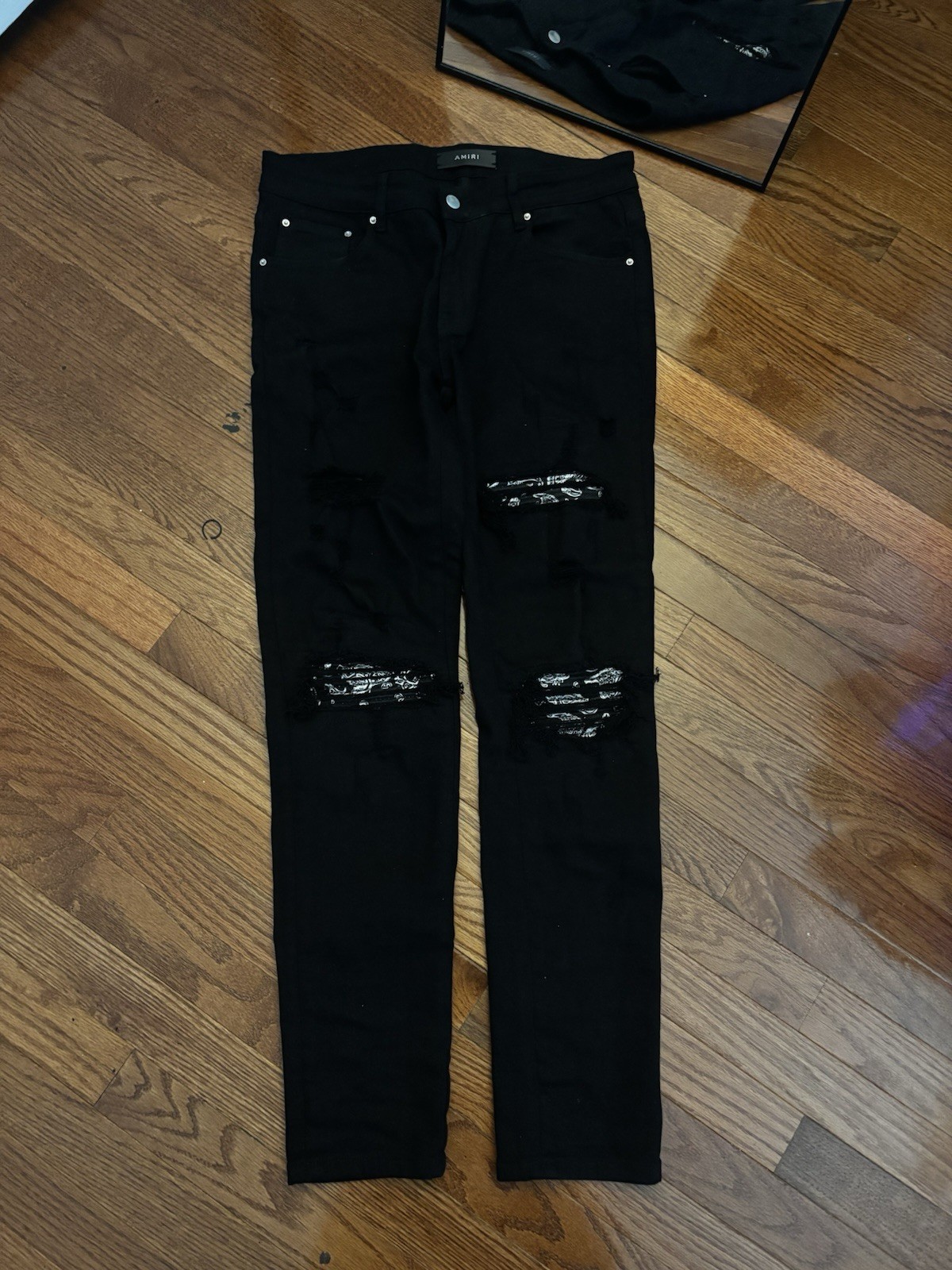 AMIRI MX-1 Distressed Bandana Print