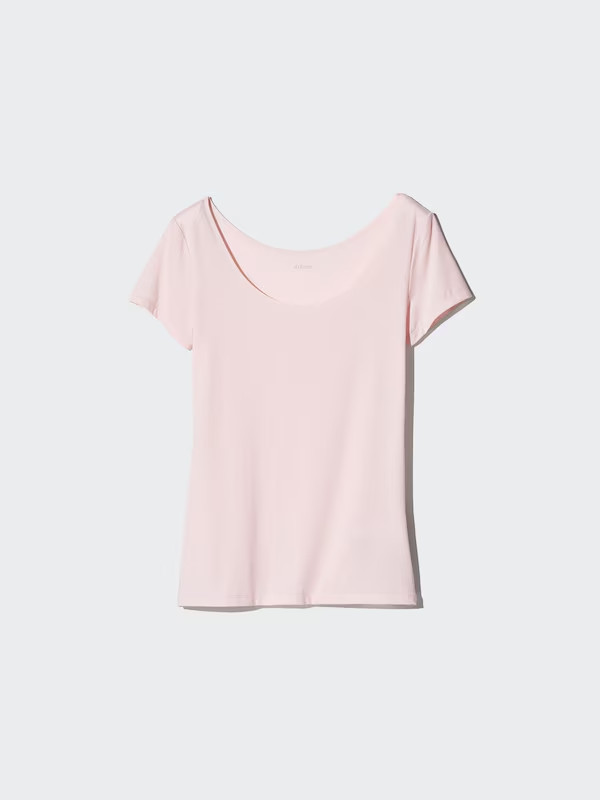 UNIQLO AIRism Scoop Neck T-Shirt Short Sleeve XS-3XL 5 Colors Women NWT