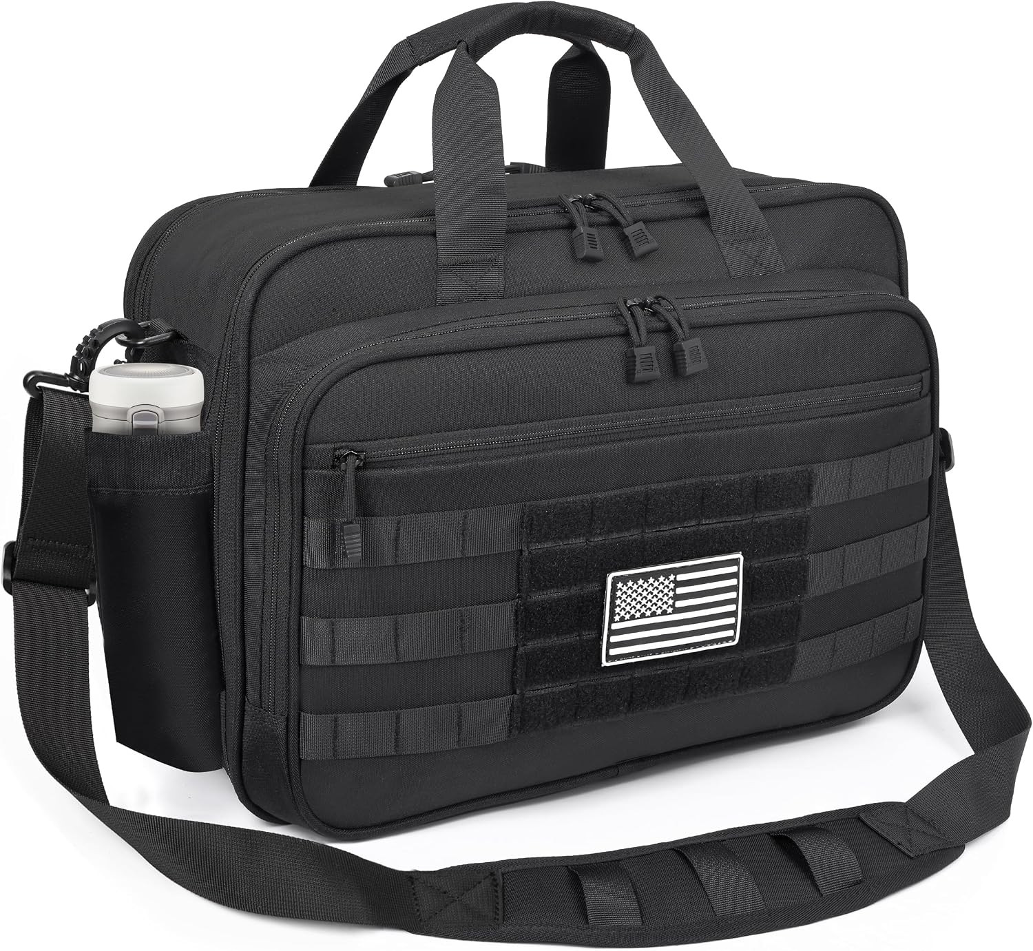 Large Tactical Messenger Laptop Bag for 17.3″ Computers with YKK Zippers