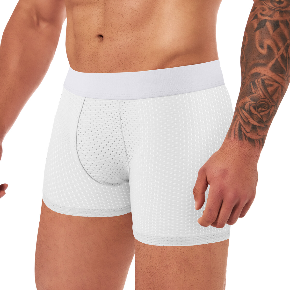 Mens Padded Underwear Briefs Boxers Butt Lifter Hip Enhancer Shorts Pants Shaper