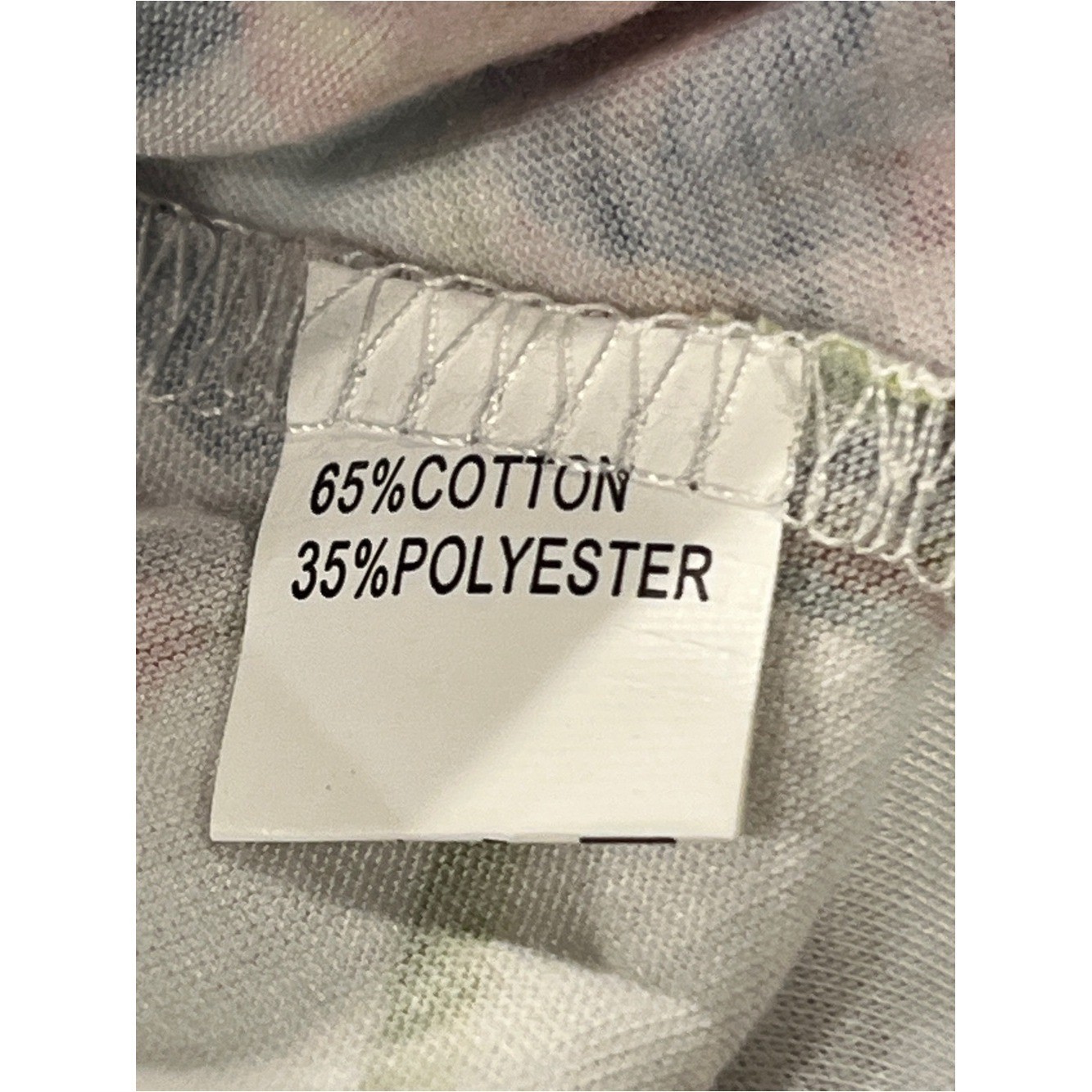Floral fake Button-Front White midi Sundress size small