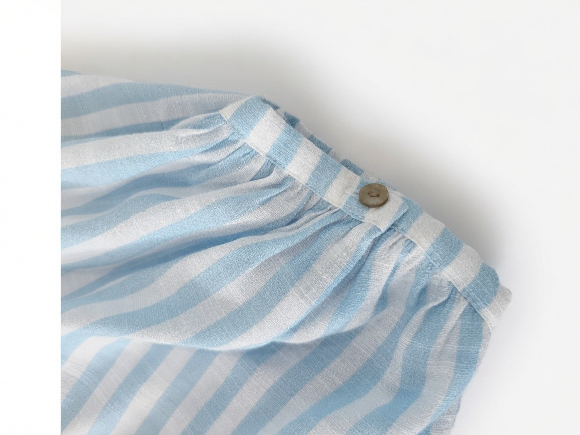 Lauren Conrad blue and white button-down top SIZE SMALL