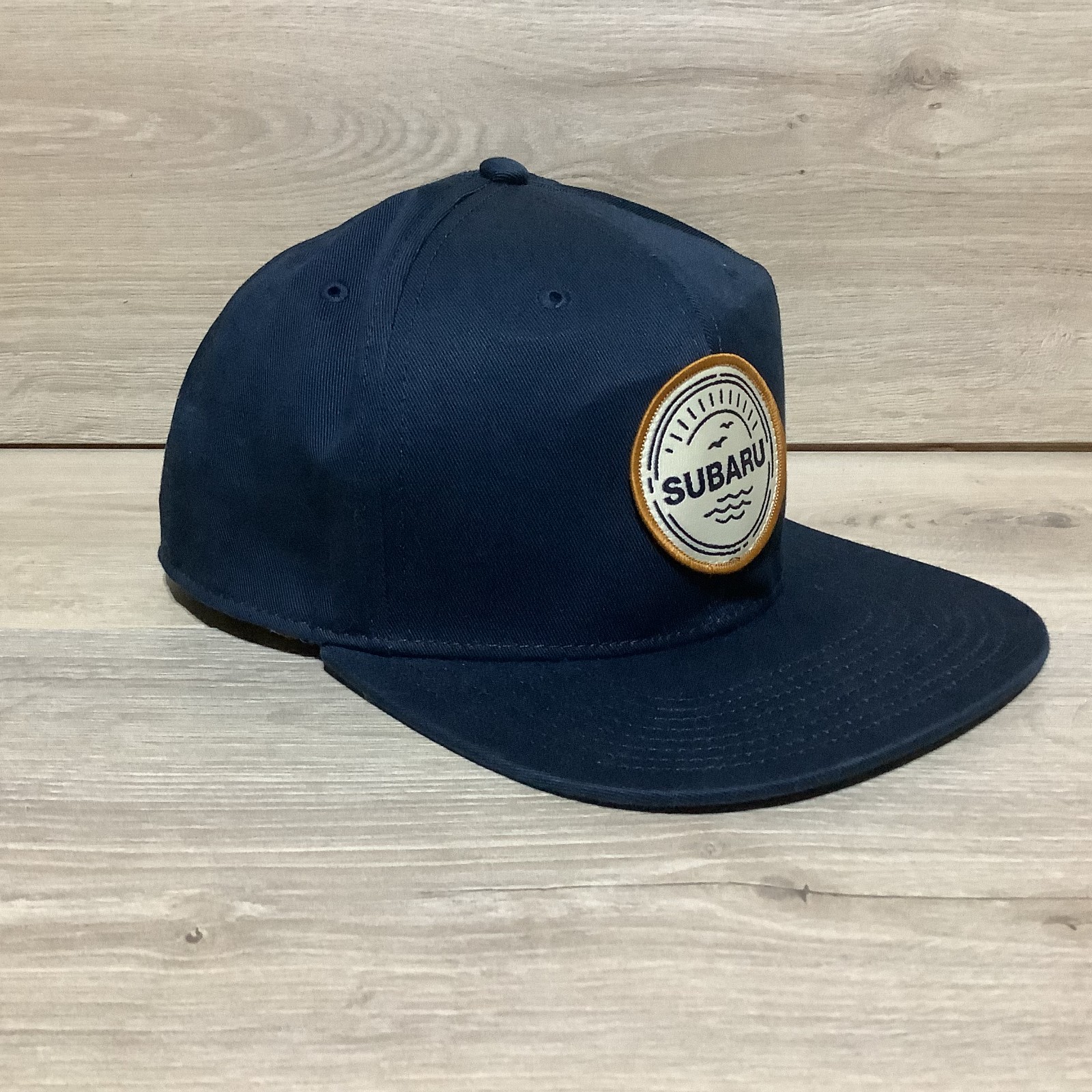 Subaru Outdoor Beach Logo Snapback Hat Navy Blue