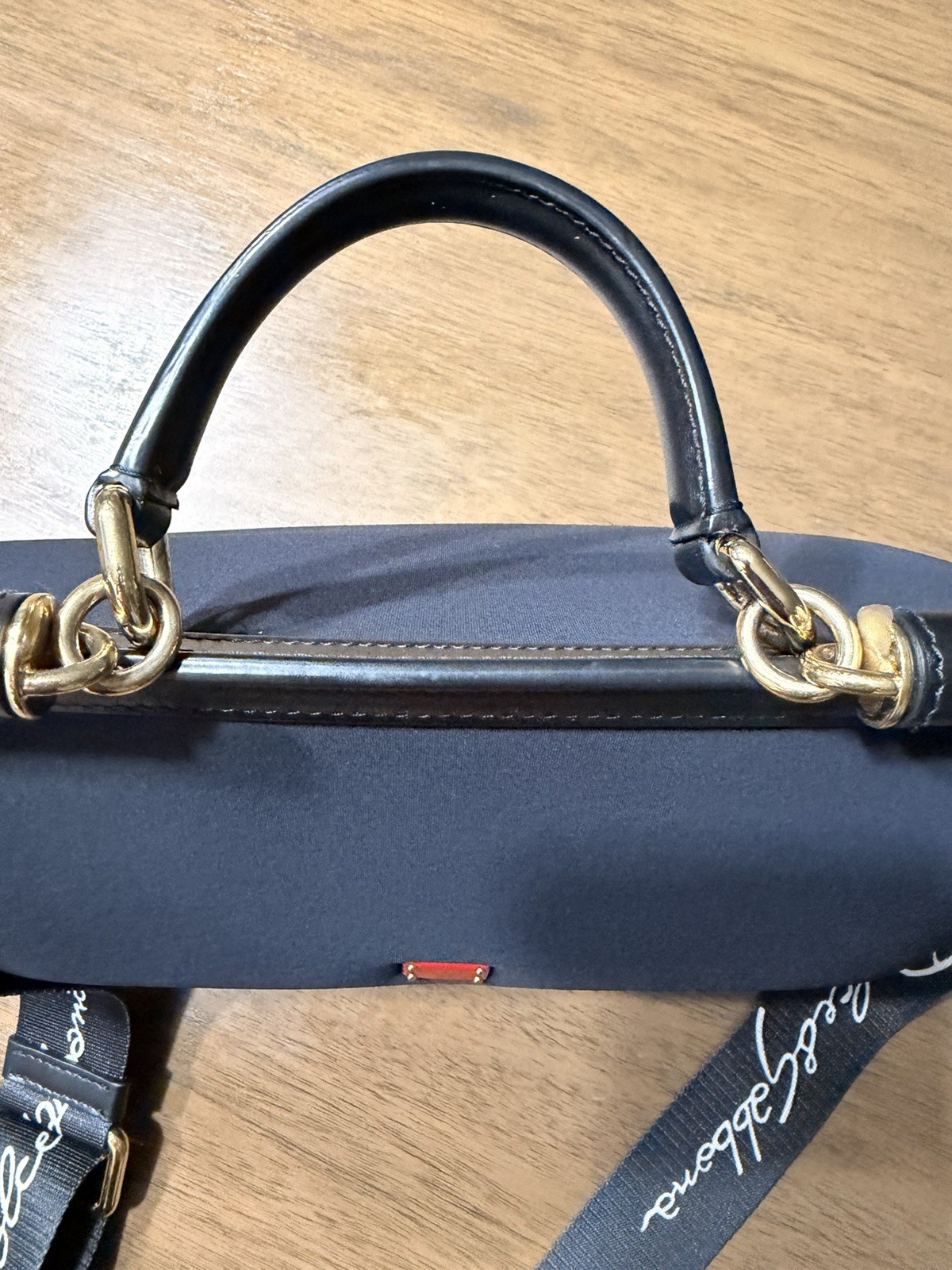 Dolce & Gabbana Black Sicily Bag Size 11 Inches Made In Italy with Dust Bag