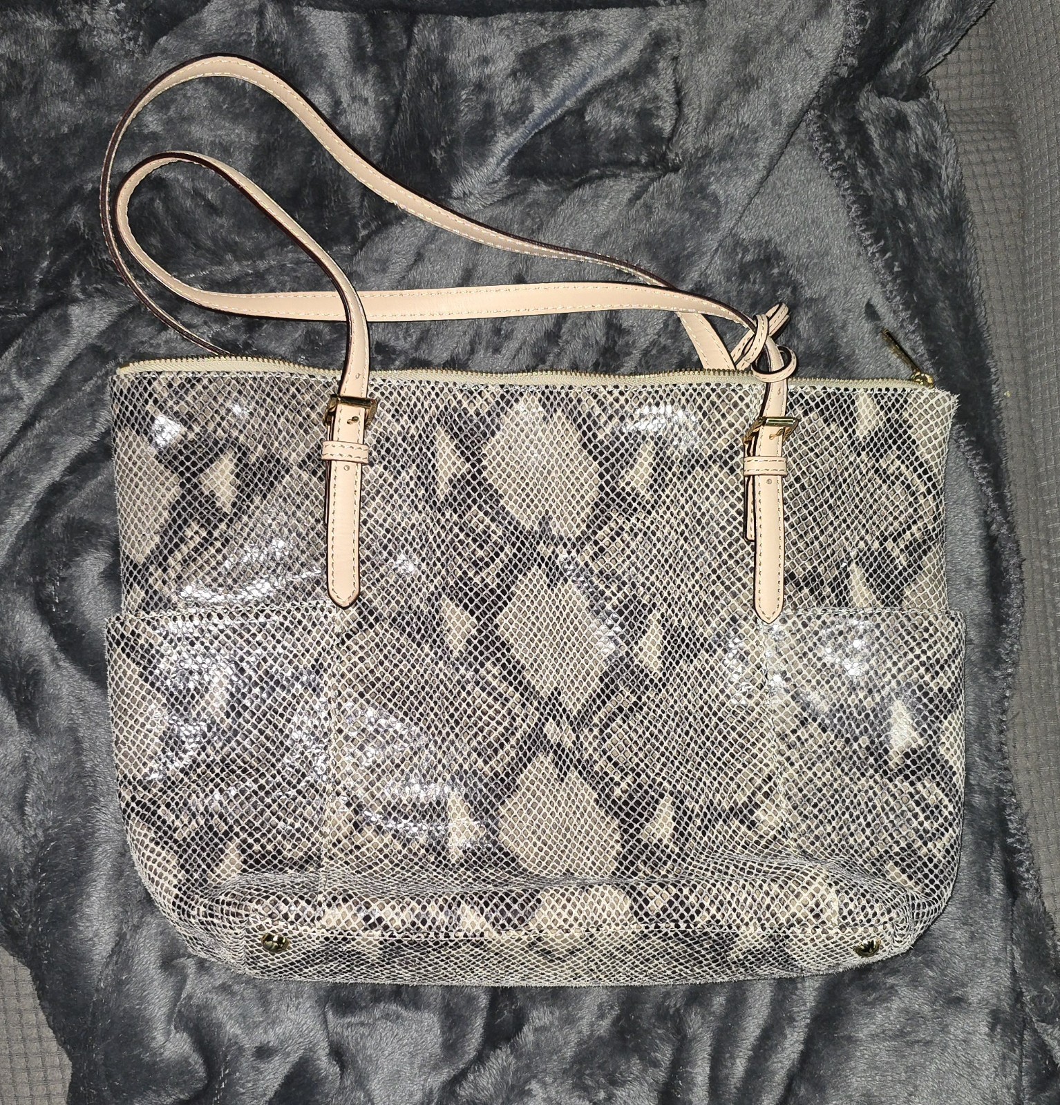 Michael Kors Snake Embossed Leather Purse