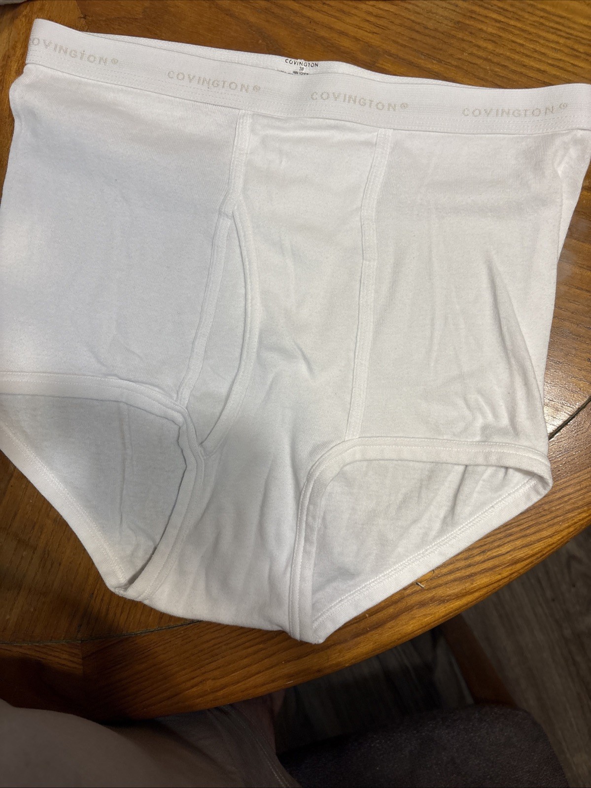 Covington vintage white brief Size38