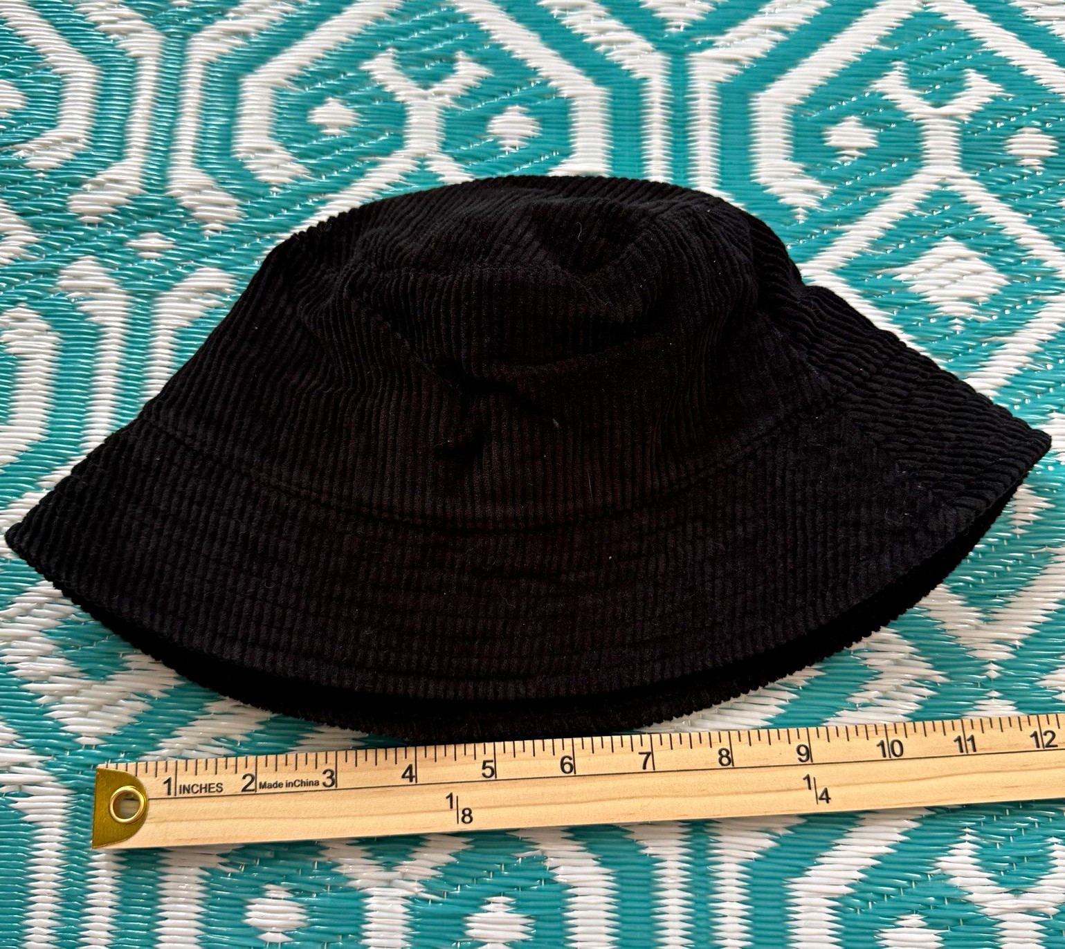 GAP Black Solid Bucket Hat Men’s M/L Casual Everyday Wear Classic Style
