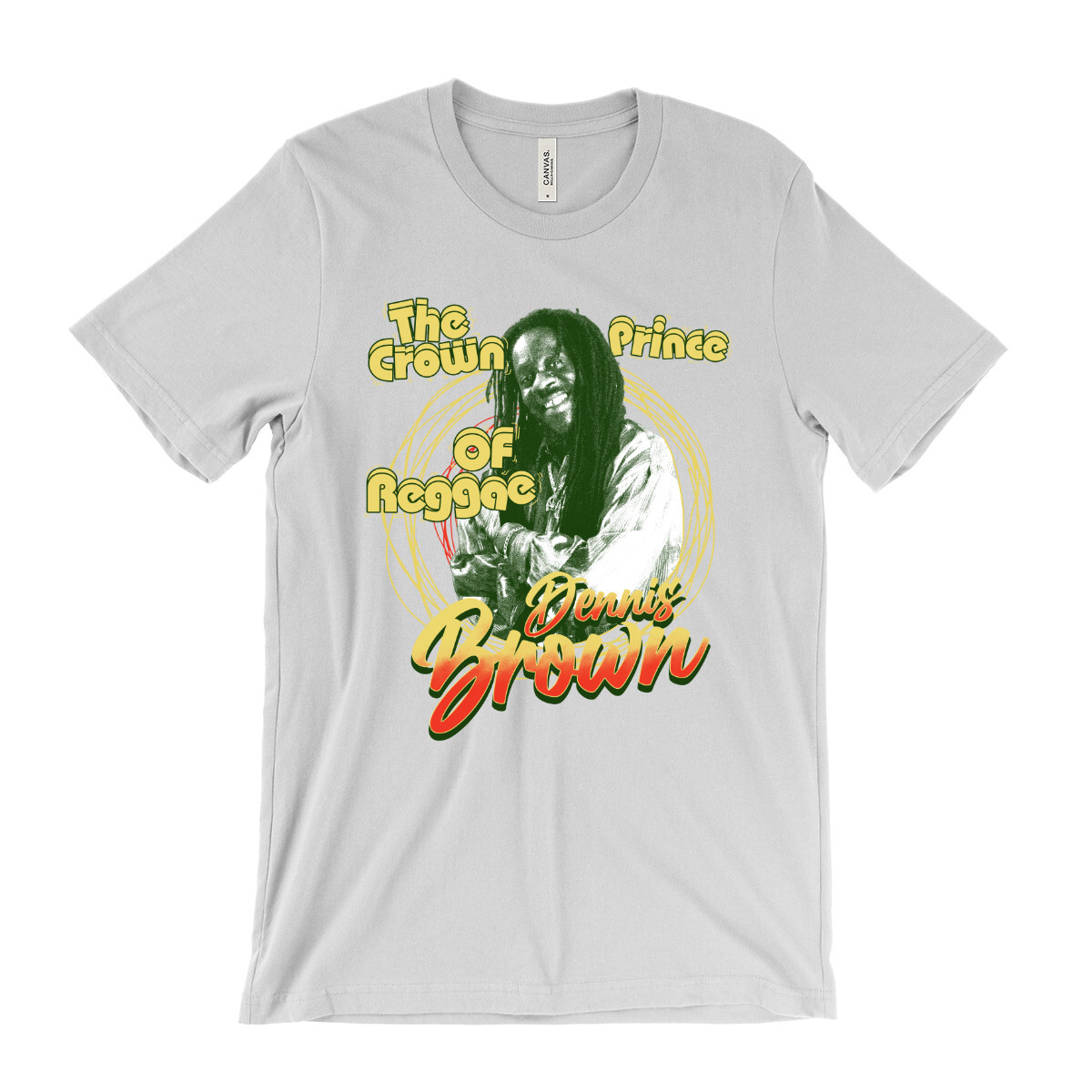 Dennis Brown T-Shirt – The Crown Prince Of Reggae – Dub Roots – Here I Come Jah