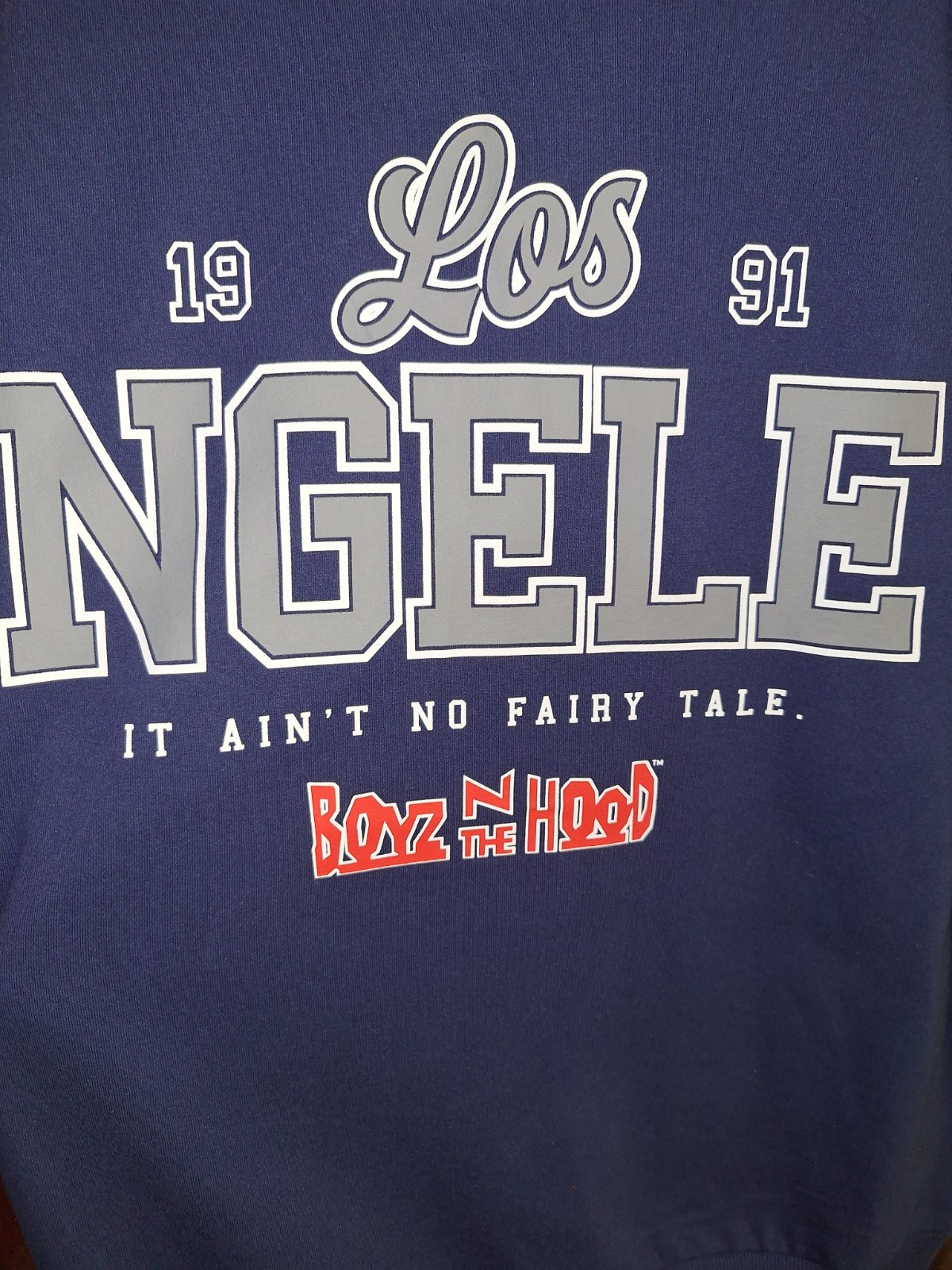 Hybrid Apparel Mens Sweatshirt Boyz N The Hood Los Angeles XXL Navy Blue – New