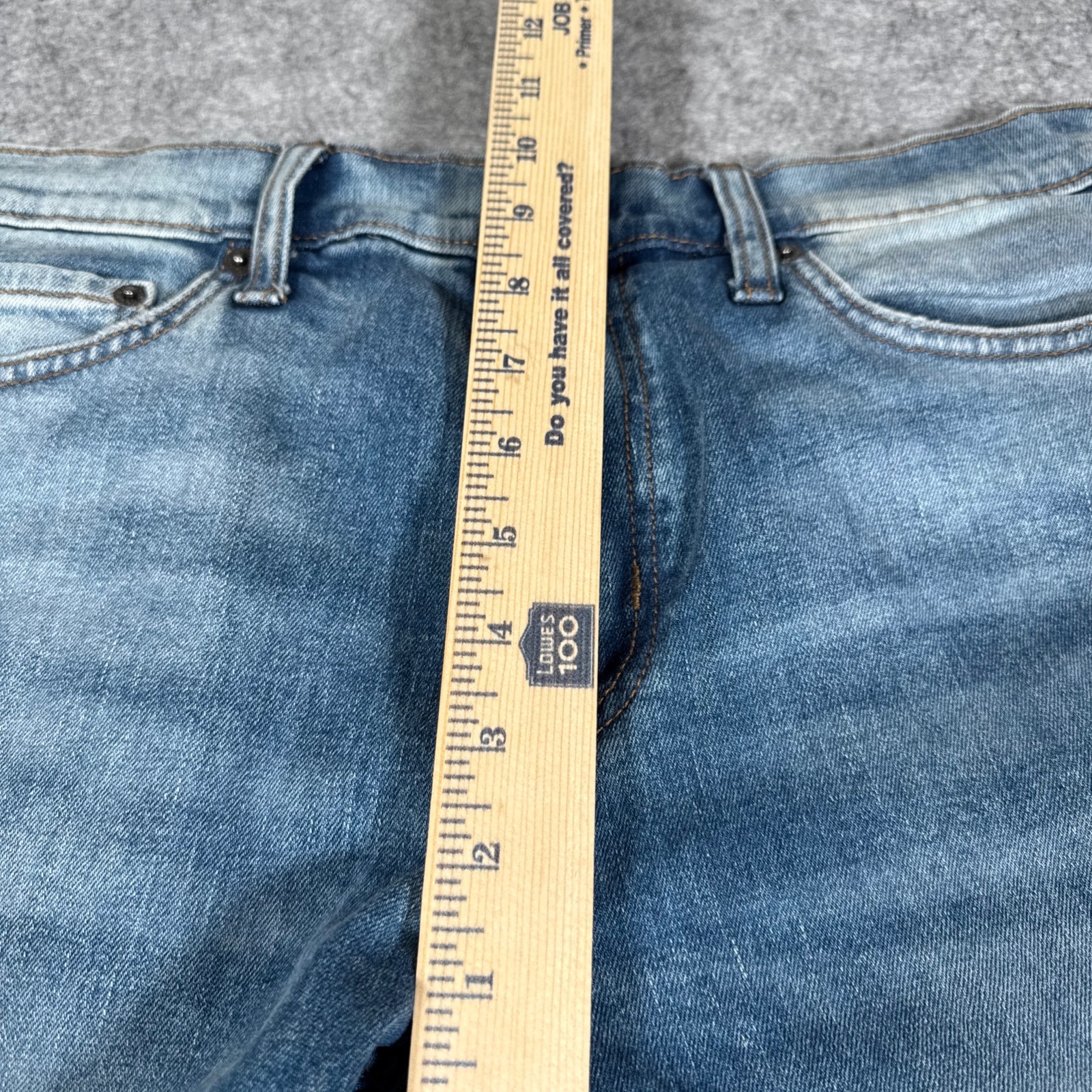 Goodfellow Mens Slim Straight Fit & Leg Jeans 32×34 Blue Medium Wash NEW