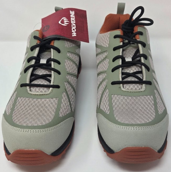 Wolverine Amherst II 2 Men CarbonMax Toe Safety Work Sneaker Shoes Khaki 11