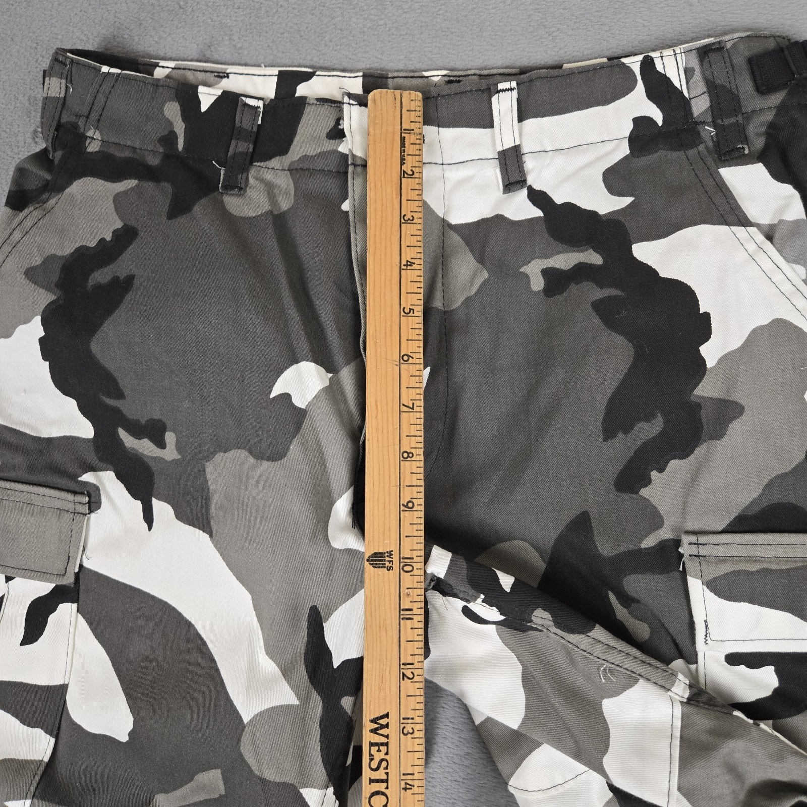 Rothco Urban BDU Cargo Pants Mens Medium Black White City Snow Camo Tactical