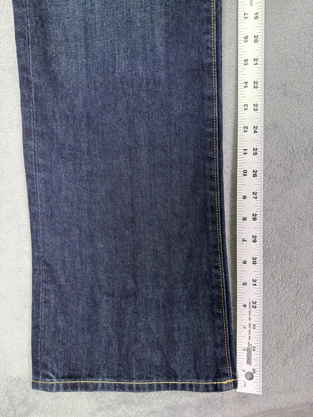 New Old Navy Jeans Mens 34×36 Blue Dark Wash Mid Rise Bootcut Regular Fit