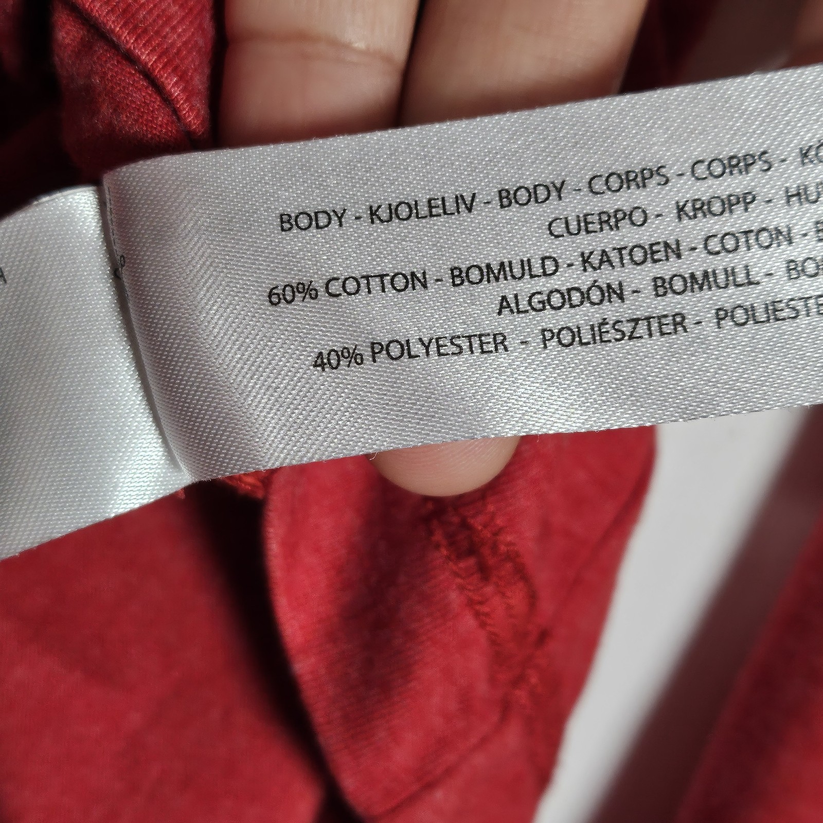 Ariat Rebar Workman Long Sleeve T-Shirt Men’s Medium Red USA Flag Graphic Heavy
