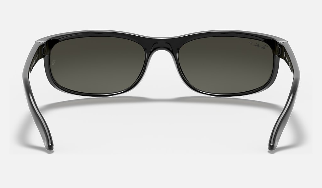 Ray-Ban Predator 2 Black/Grey Mirror Gradient Polarized Sunglasses RB2027 601/W1