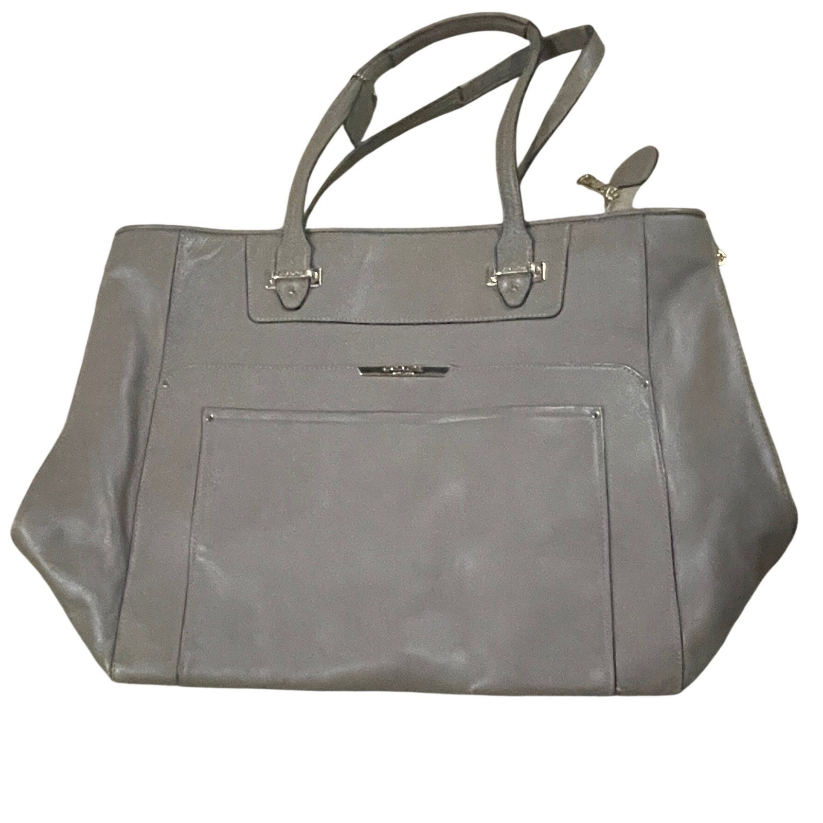 Coach Gallery Tote Taupe Leather Shoulder Bag Gold Hardware F79608ll large tote