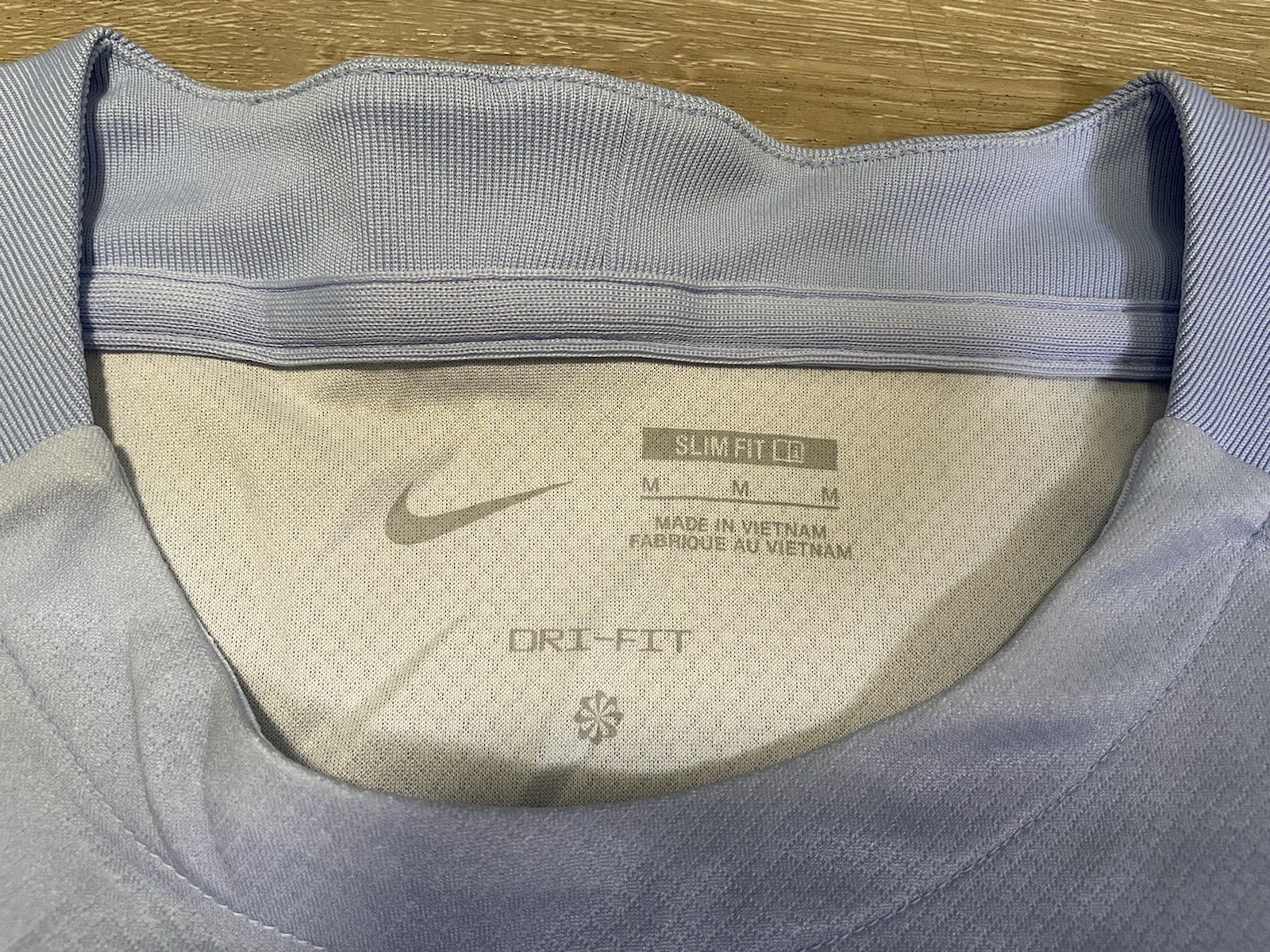 NWT Nike Strike+ Dri-FIT Mens M Short Sleeve Soccer Shirt Jersey HV1828-425 Blue