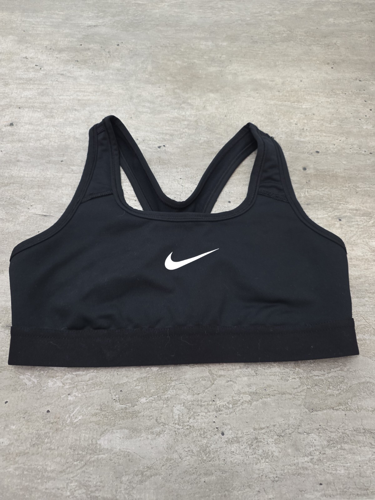 Nike Black Dri-Fit Sports Bra Size Medium Work Out Exercise Clothing Attire