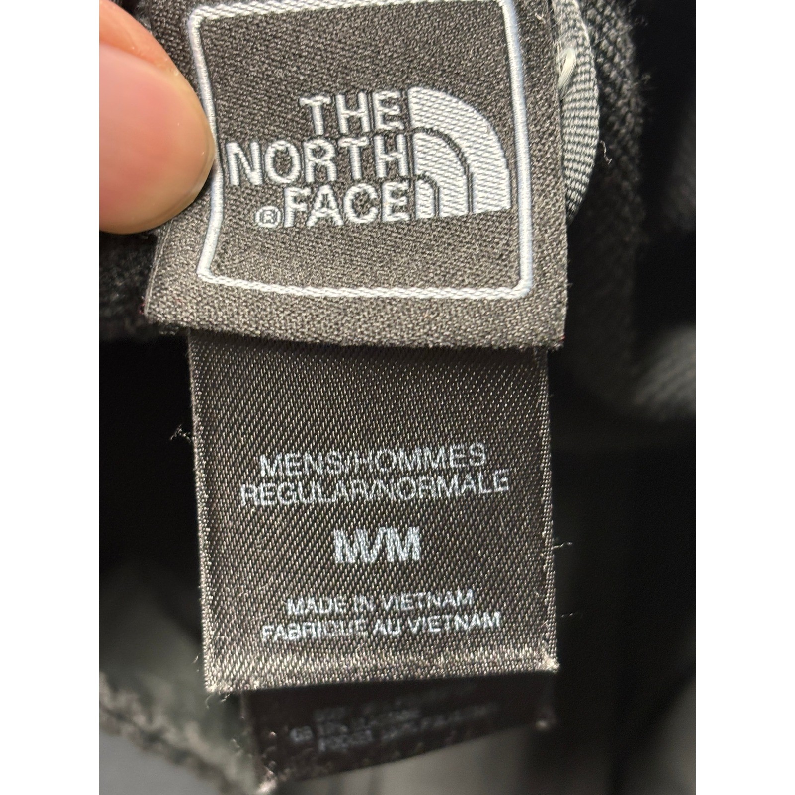 The North Face TNF Apex Softshell Jacket Mens Medium Black Full Zip Performance