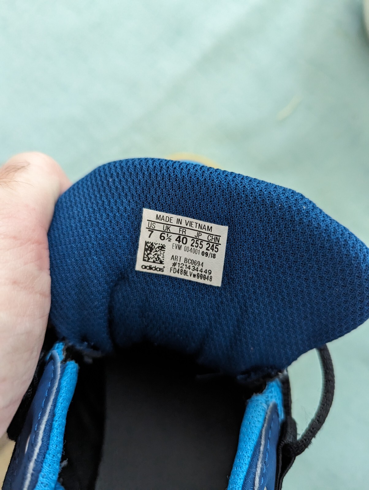 Adidas TERREX AX2R K Low Blue Men’s – Size 7