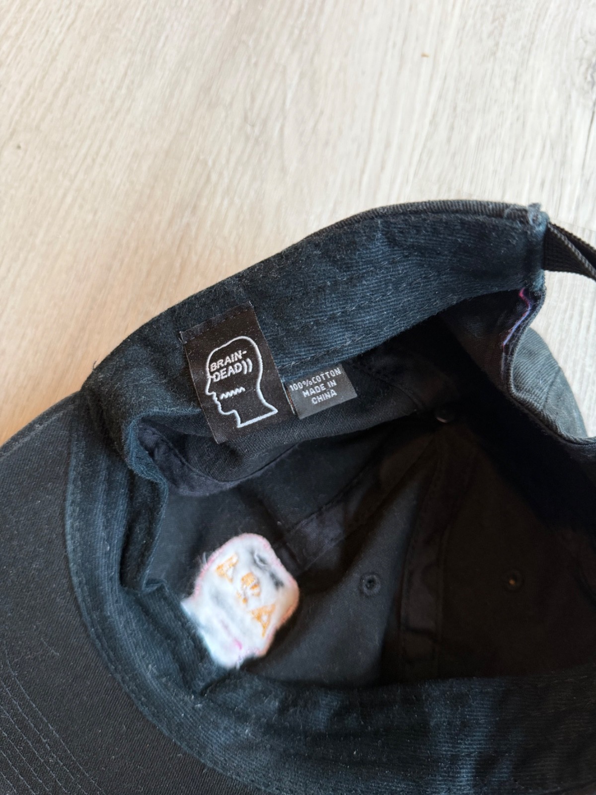 A24 x Brain Dead Embroidered 6-Panel Promo Hat / Black limited edition