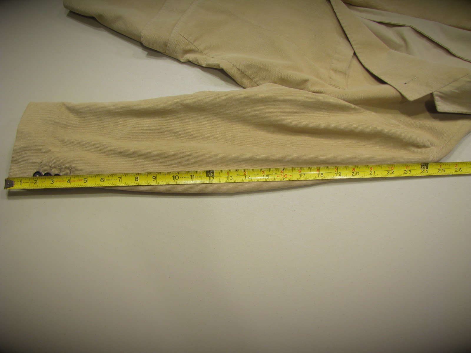 Massimo Alba corduroy sloop jacket 100% cotton desert tan men’s ALTERED 40 / 38