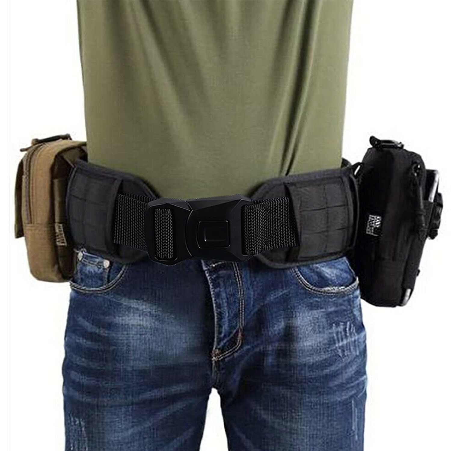 Lightweight Rigid Nylon Belt: Instant-Release Alloy Buckle, Breathable Comfort