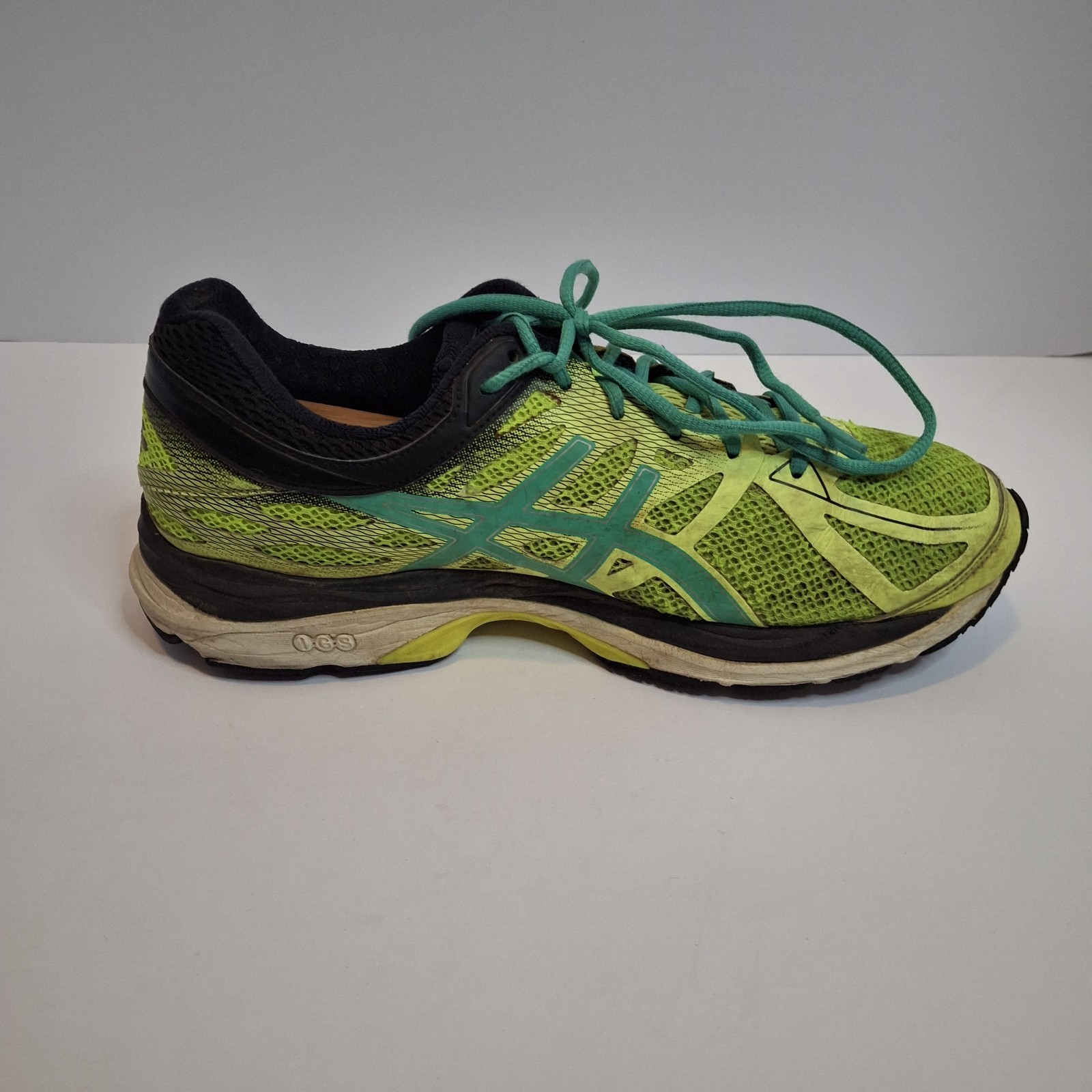Asics Gel Cumulus 17 Mens Size 9 Green Running Shoes Sneakers T5D3N Y2K