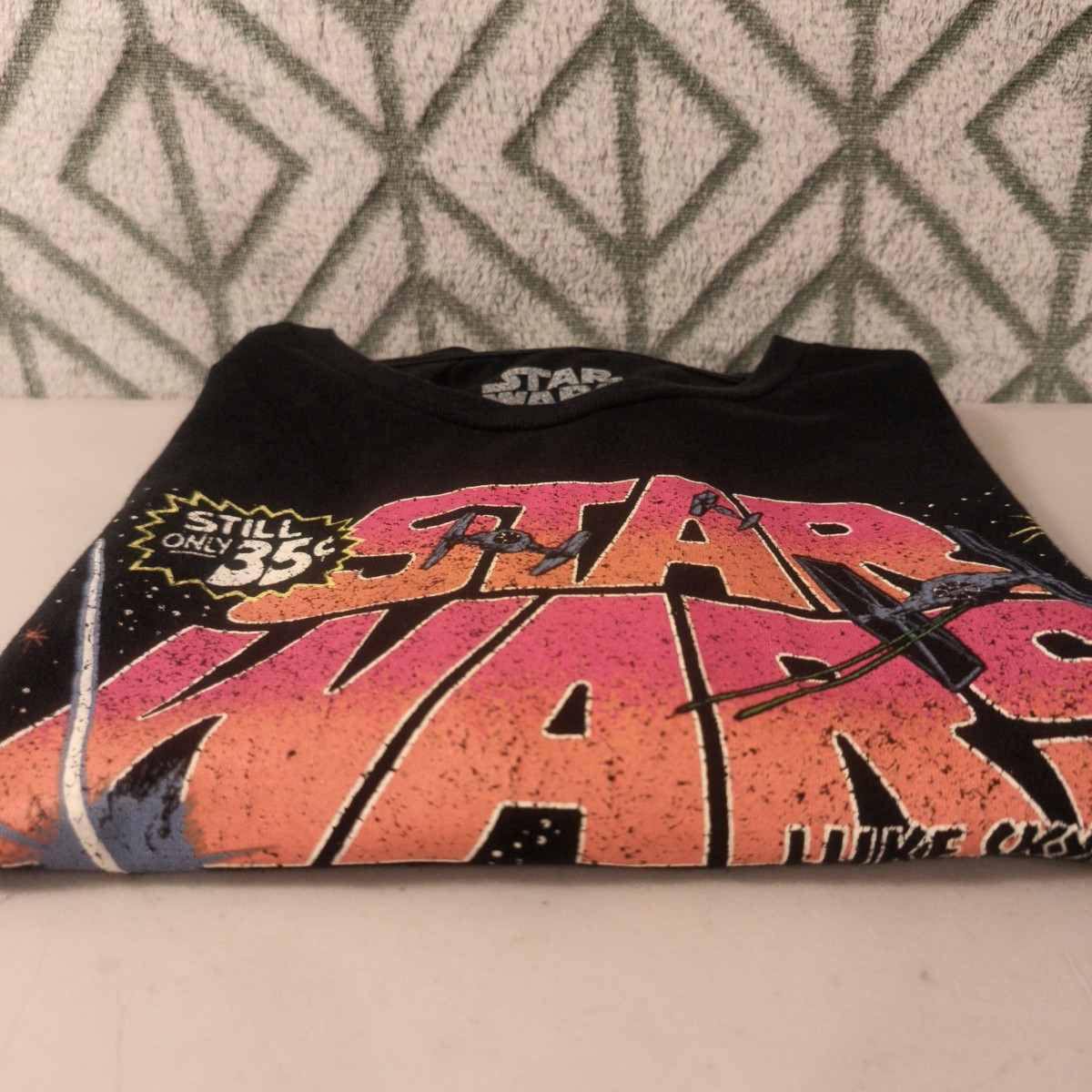 Star Wars Comic Promo TShirt Adult L Black Mad Engine Luke Skywalker Darth Vader