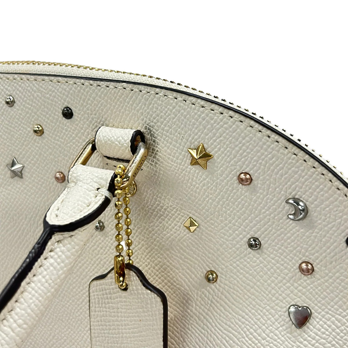 COACH – F22300 Cream Leather Handbag