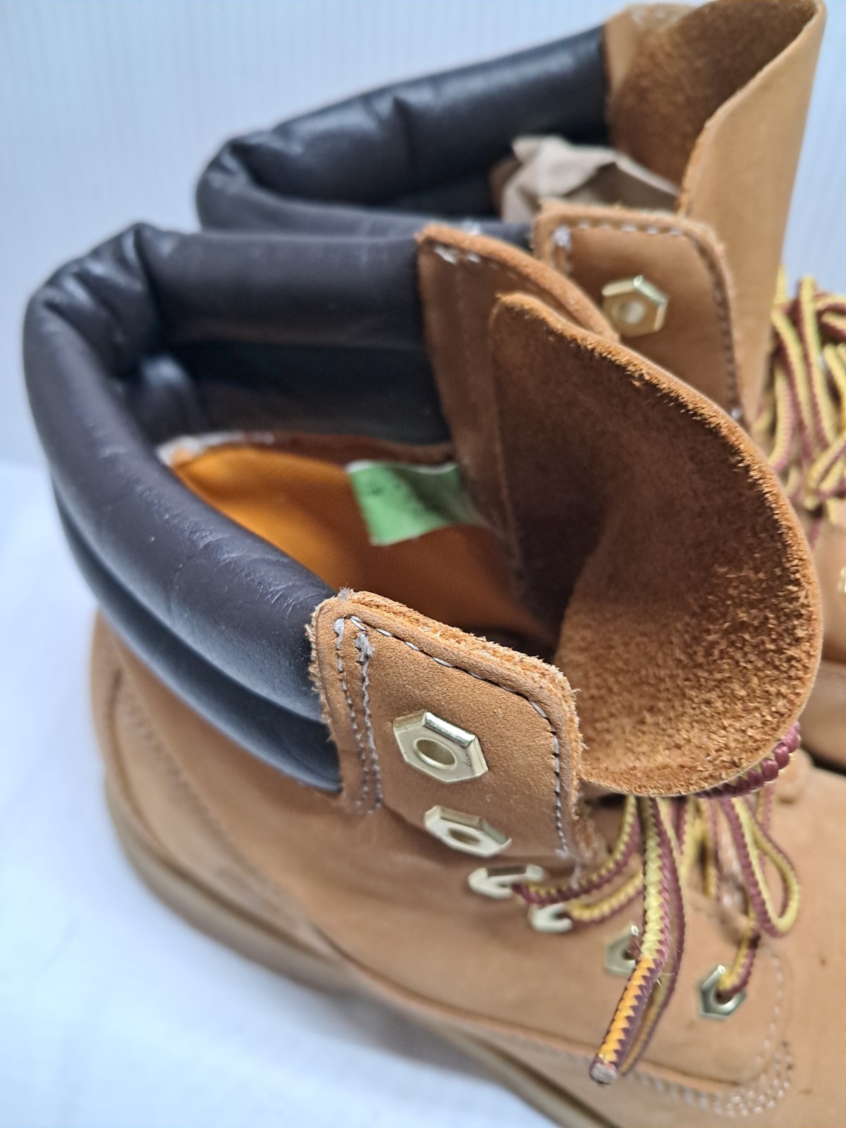 Timberland Waterville Nubuck Wheat Boots Double Collar Women’s Size 10 m