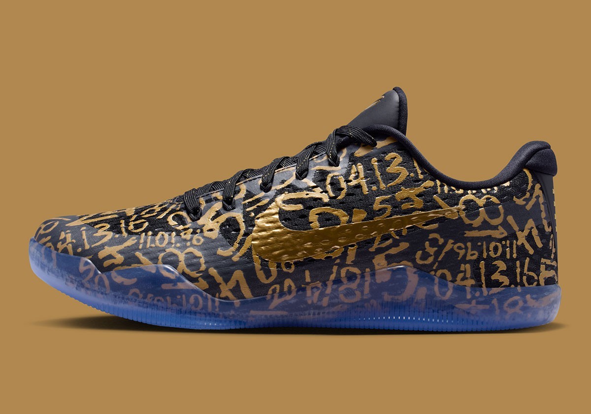 Nike Kobe 11 Protro Mamba Day Men’s Black & Gold Sports Sneaker IU4902-900