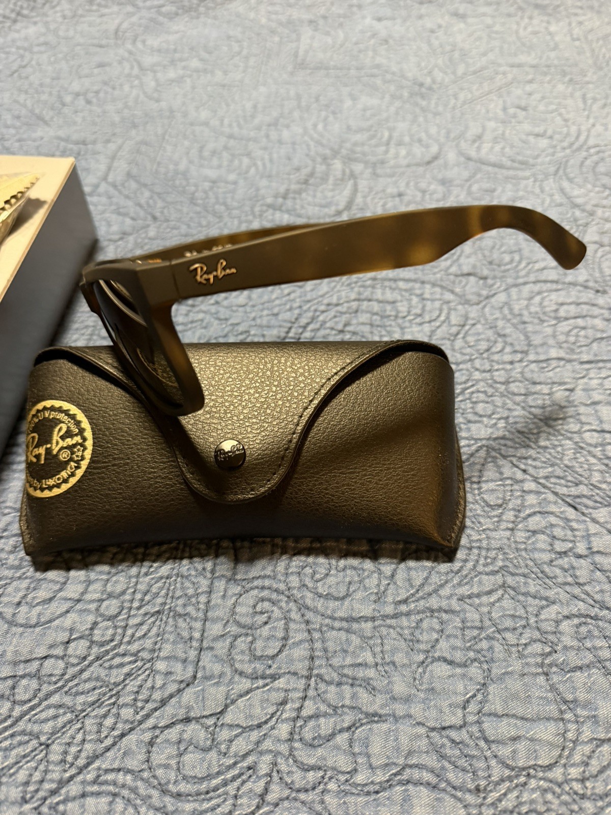 Ray-Ban RB4165 Justin Sunglasses Rubber Havana/Dark Gray Lenses 54MM