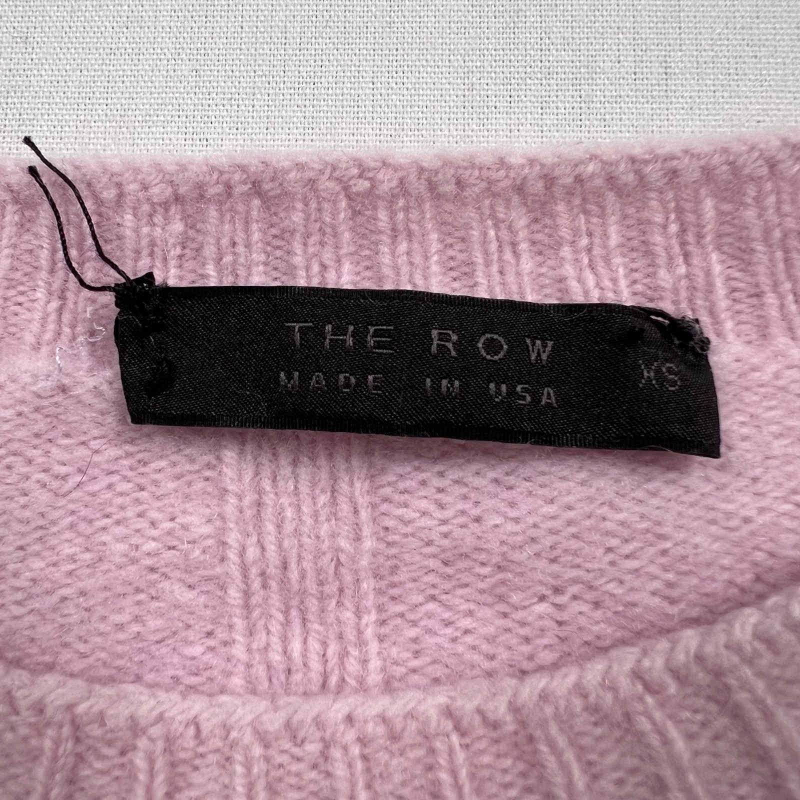 The Row Sibem Sweater Wool Cashmere in Pink Size XSmall G2U