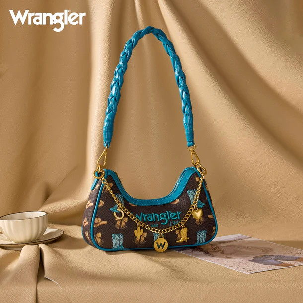 Wrangler Western Print Cowgirl Shoulder Bag