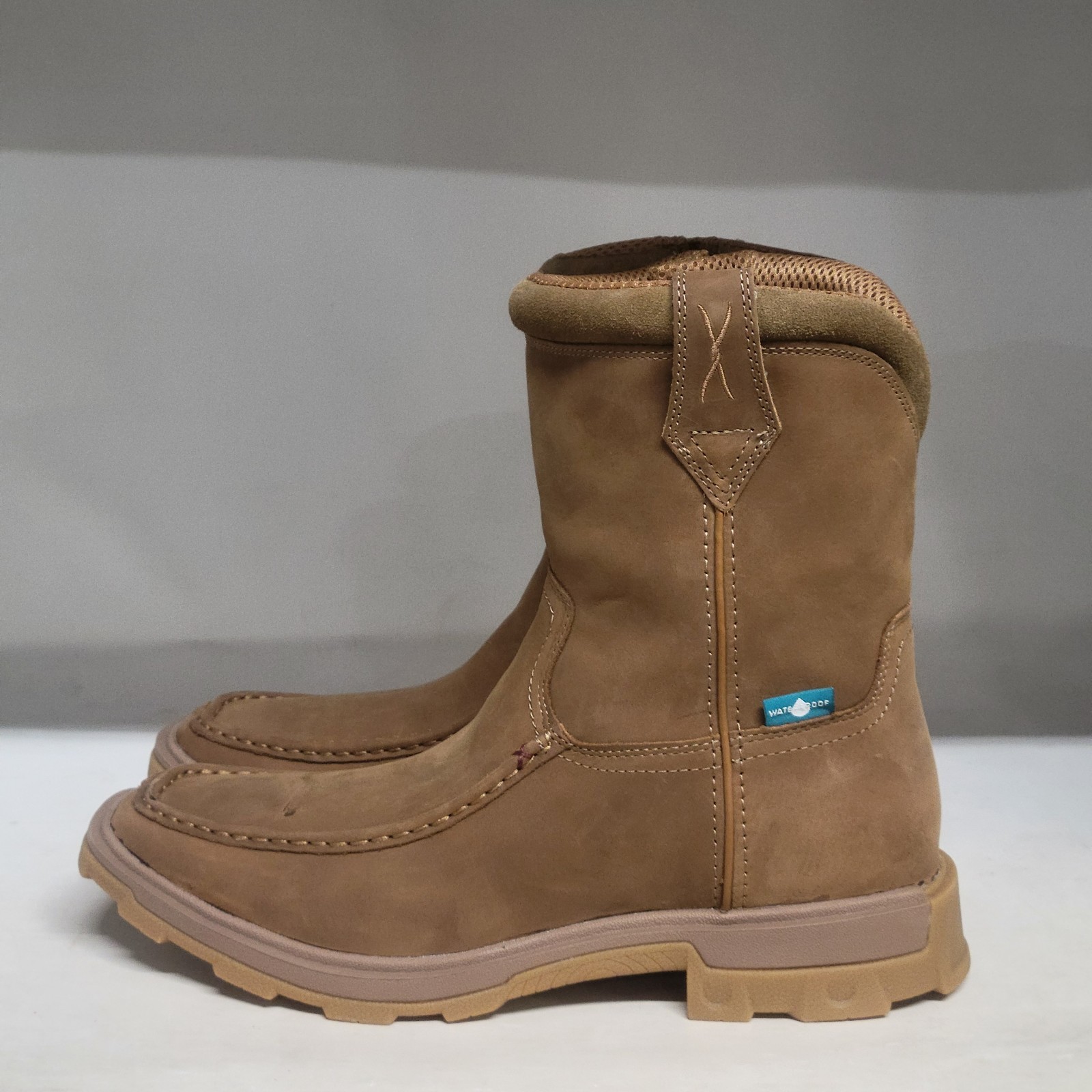 Twisted X 9″ Ultralite X Soft Toe Boot Lion Tan Mens Size 11D