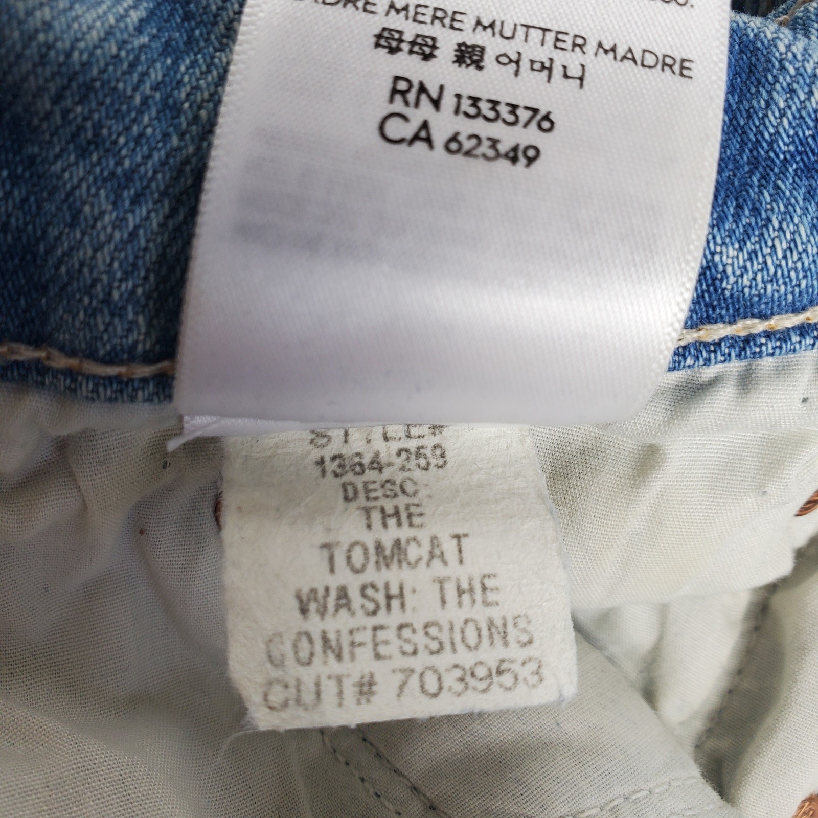 Mother Tomcat Straight Ankle Jeans 26 / 2