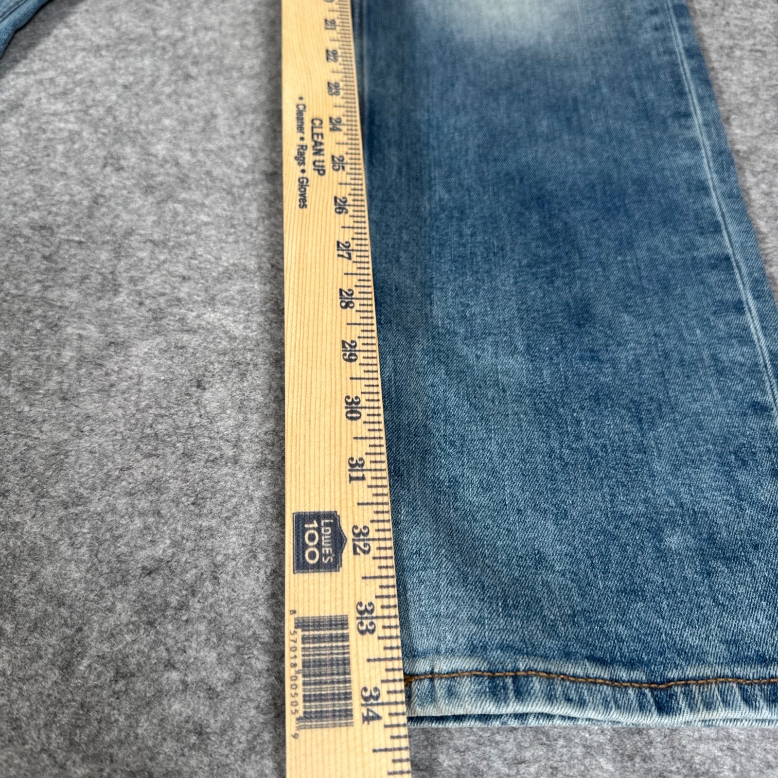 Goodfellow Mens Slim Straight Fit & Leg Jeans 32×34 Blue Medium Wash NEW