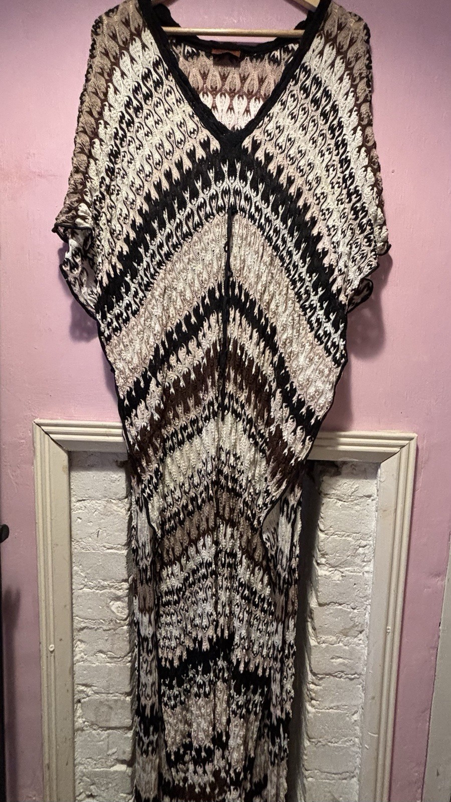 Missoni Signature Knit Kaftan Resort Mare Dress – Size IT 46