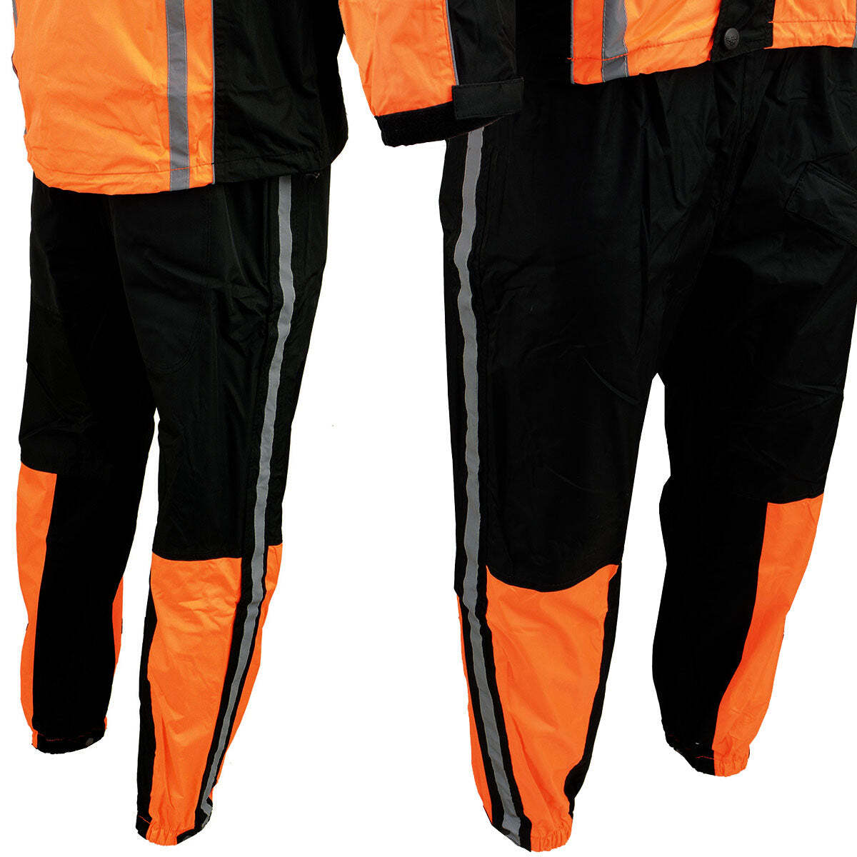 Milwaukee Leather SH2331 Men’s Water Resistant Rain Suit w/ Reflective Tape