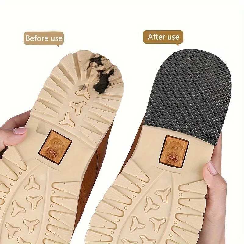 Self-Adhesive EVA Shoe Sole Repair Patch Black Anti-Slip Protector Pads