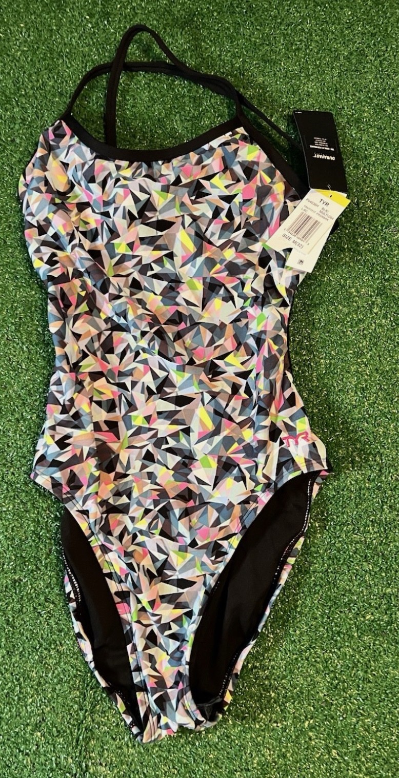 TYR One Piece swimsuit Multi Color Bathing Suit Size XL (38)