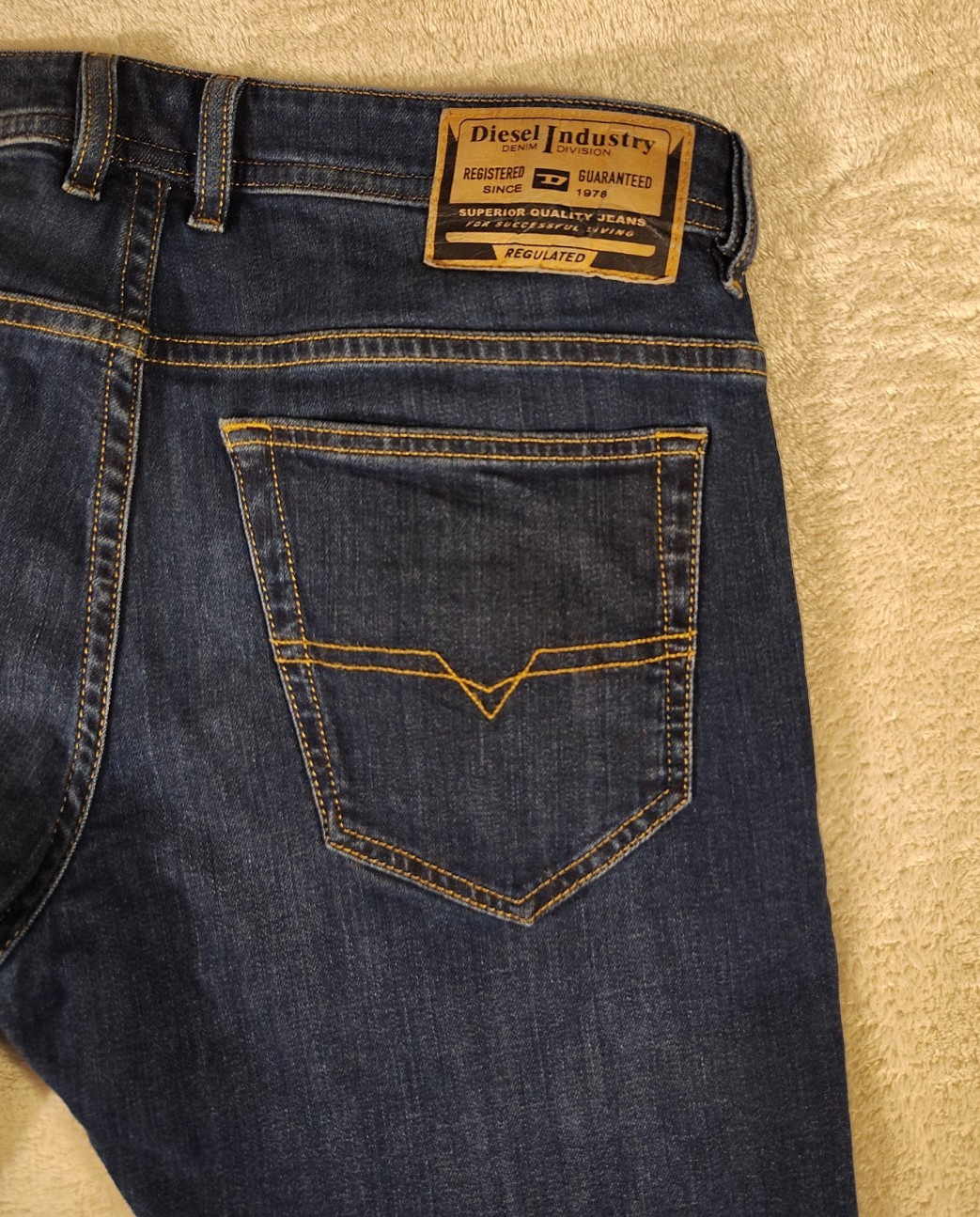Diesel THOMMER-R Men’s W34 L31 RM065 Slim Fit Blue Stretch Flex Denim Jeans Dark