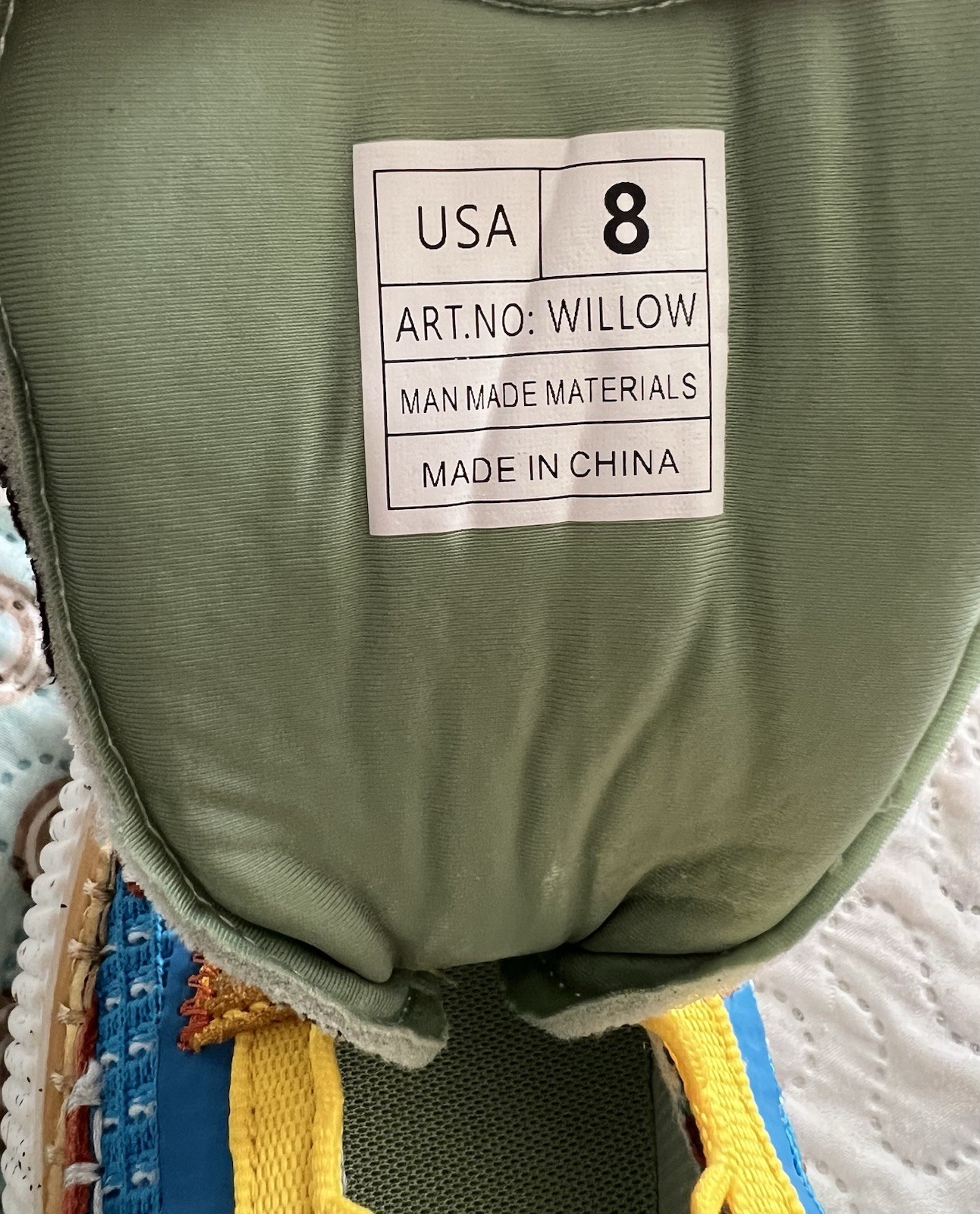 Berness Willow Blue Yellow Mustard Combo Multi Sneakers /8