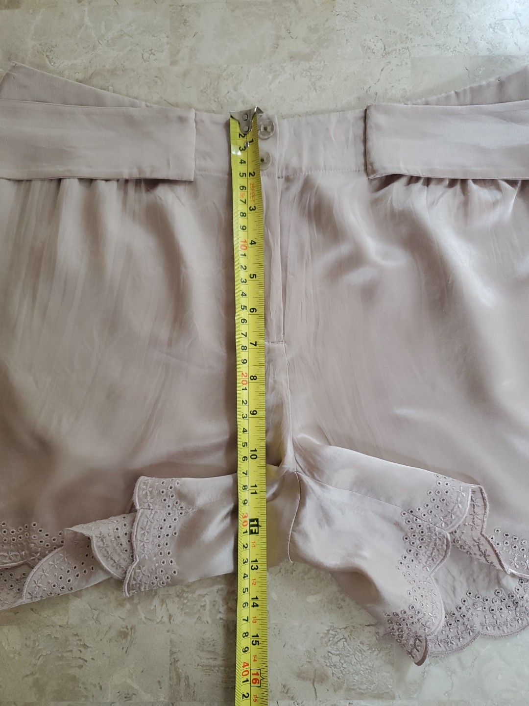SEE by CHLOE SILK Shorts US Sz 6 Dusty Pink