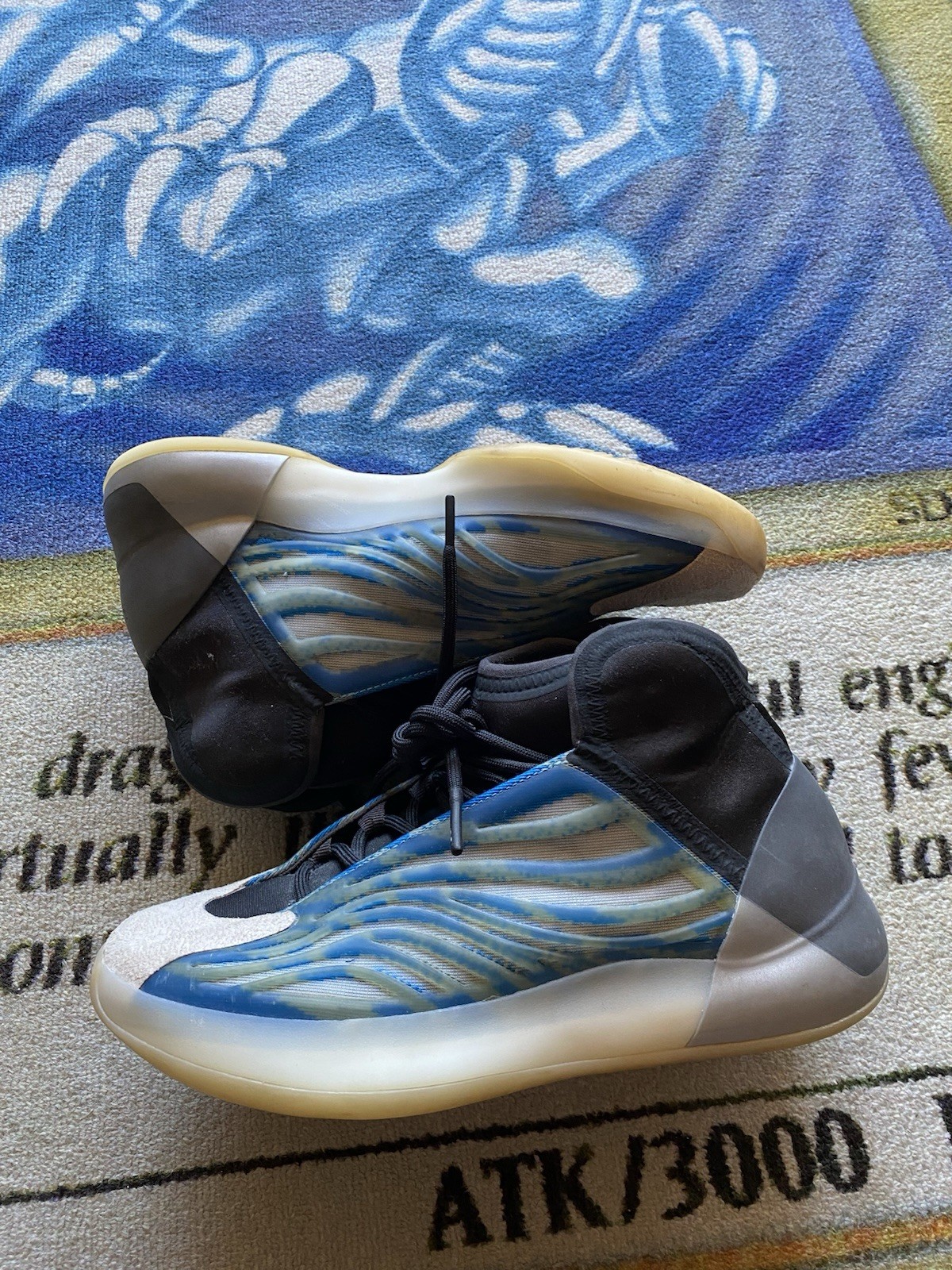 Adidas Yeezy Boost QNTM BSKTBL Quantum Basketball Frozen Blue Men’s Sz 8.5