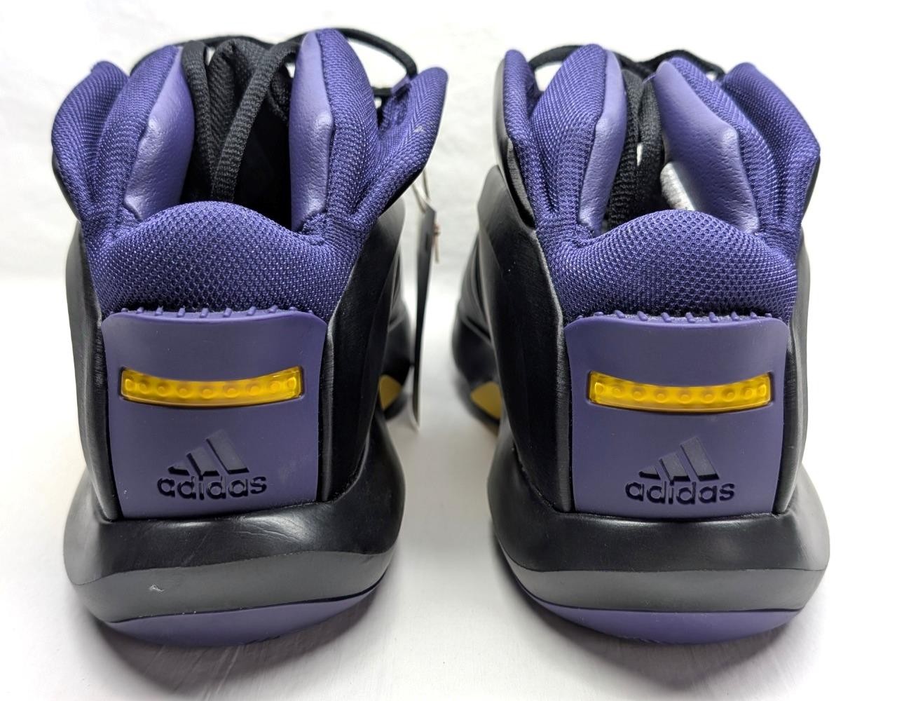 Men’s Adidas Kobe Bryant Crazy 1’s – Lakers Away, Black, Purple, Size 9.5 – New
