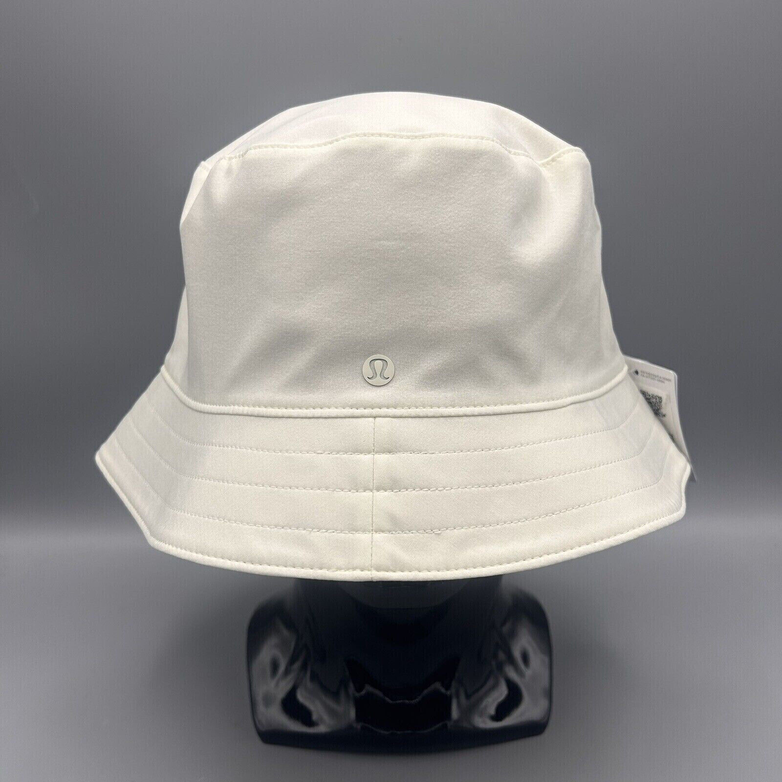 L/XL Lululemon Both Ways Reversible Bucket Hat White/Cheetah Camo Antique White